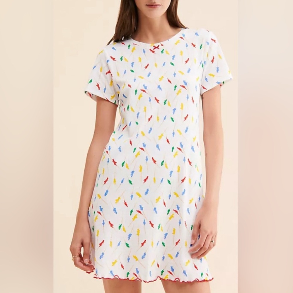 Rachel Antonoff Fritz Cotton Tee Dress - size M